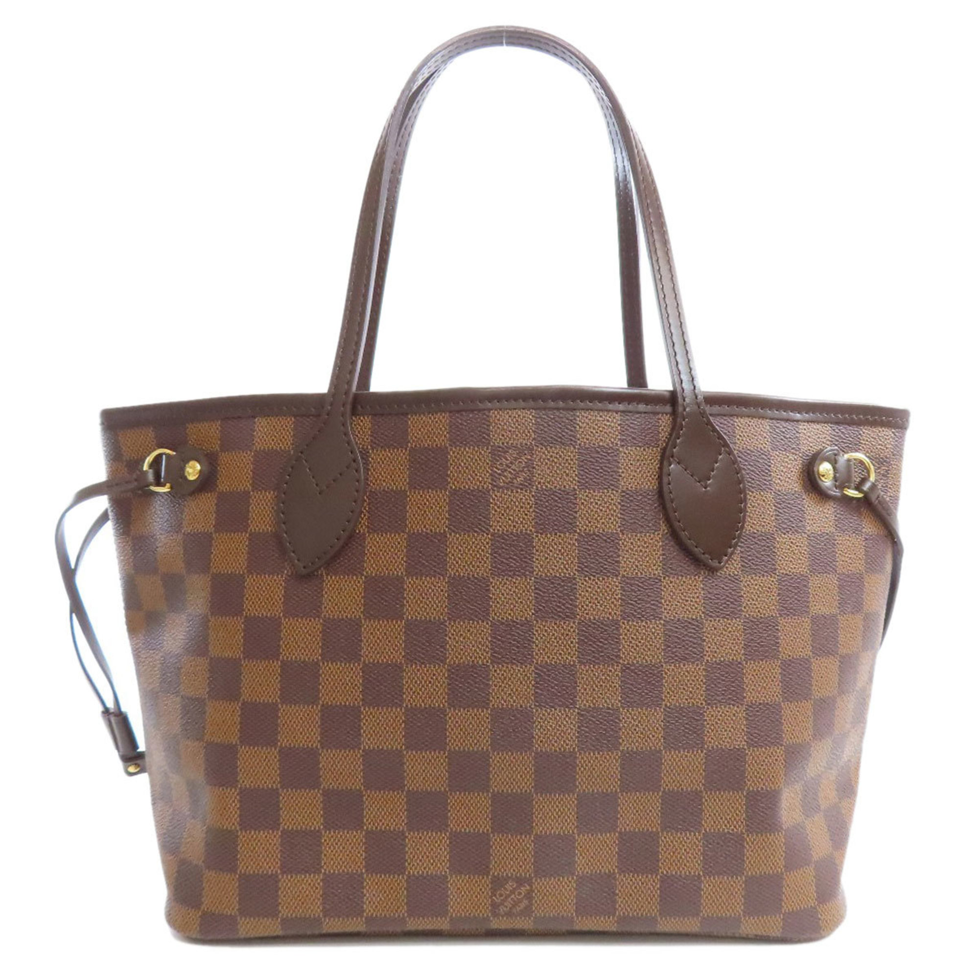 Louis Vuitton N51109 Neverfull PM Old Handbag Damier Canvas Women's LOUIS VUITTON