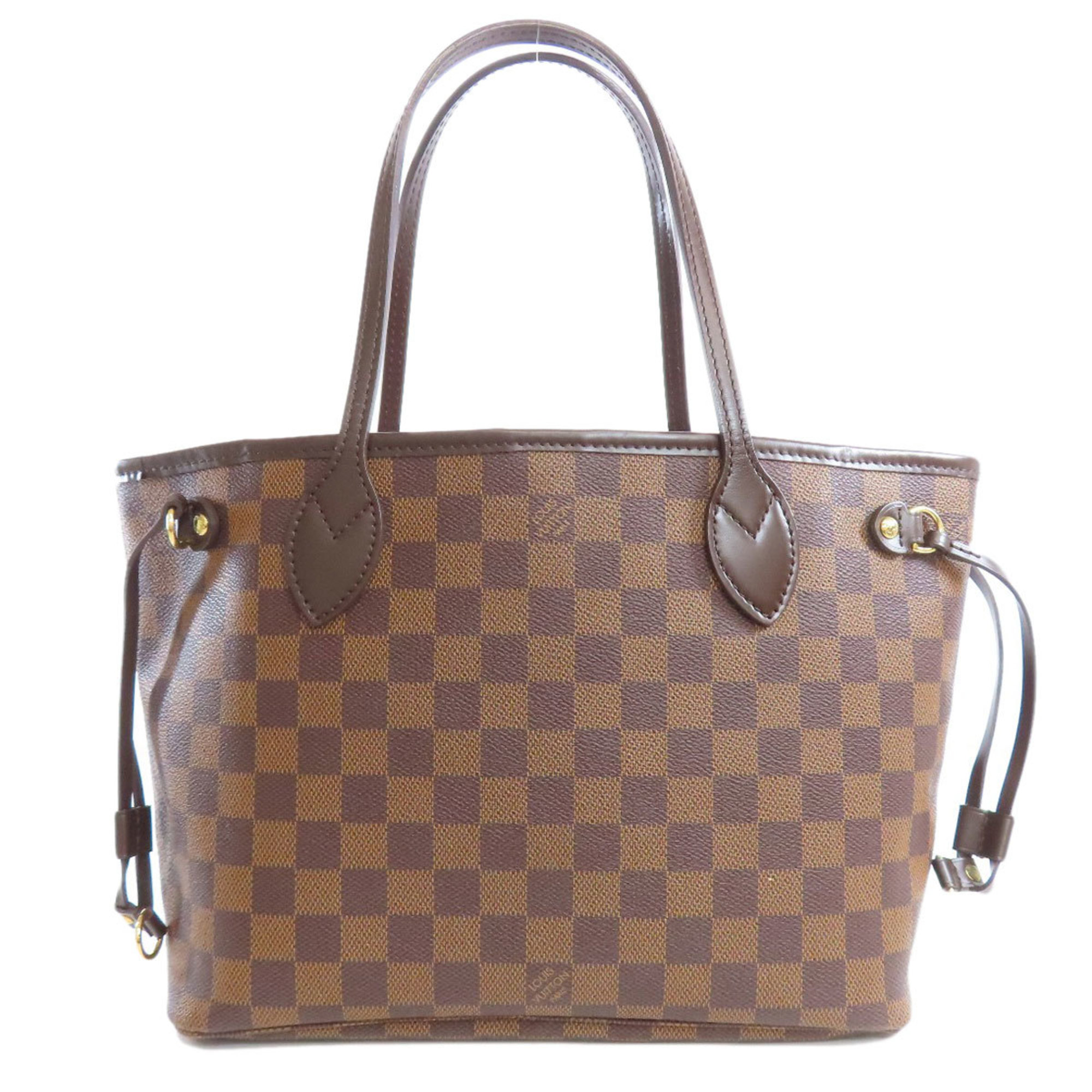 Louis Vuitton N51109 Neverfull PM Old Handbag Damier Canvas Women's LOUIS VUITTON