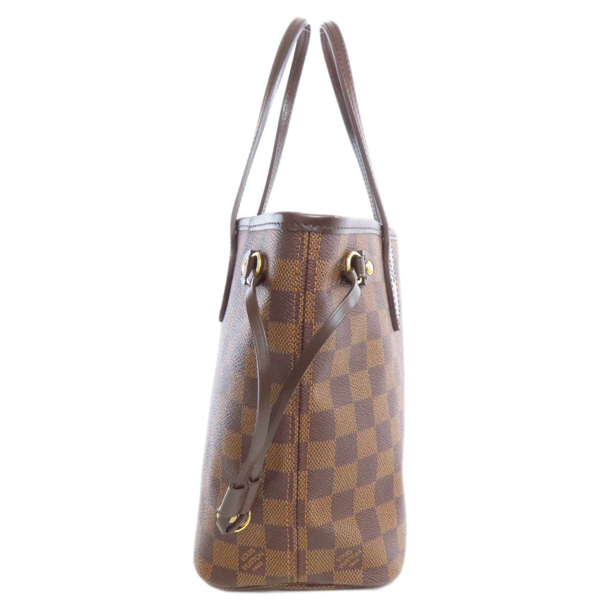 Louis Vuitton N51109 Neverfull PM Old Handbag Damier Canvas Women's LOUIS VUITTON