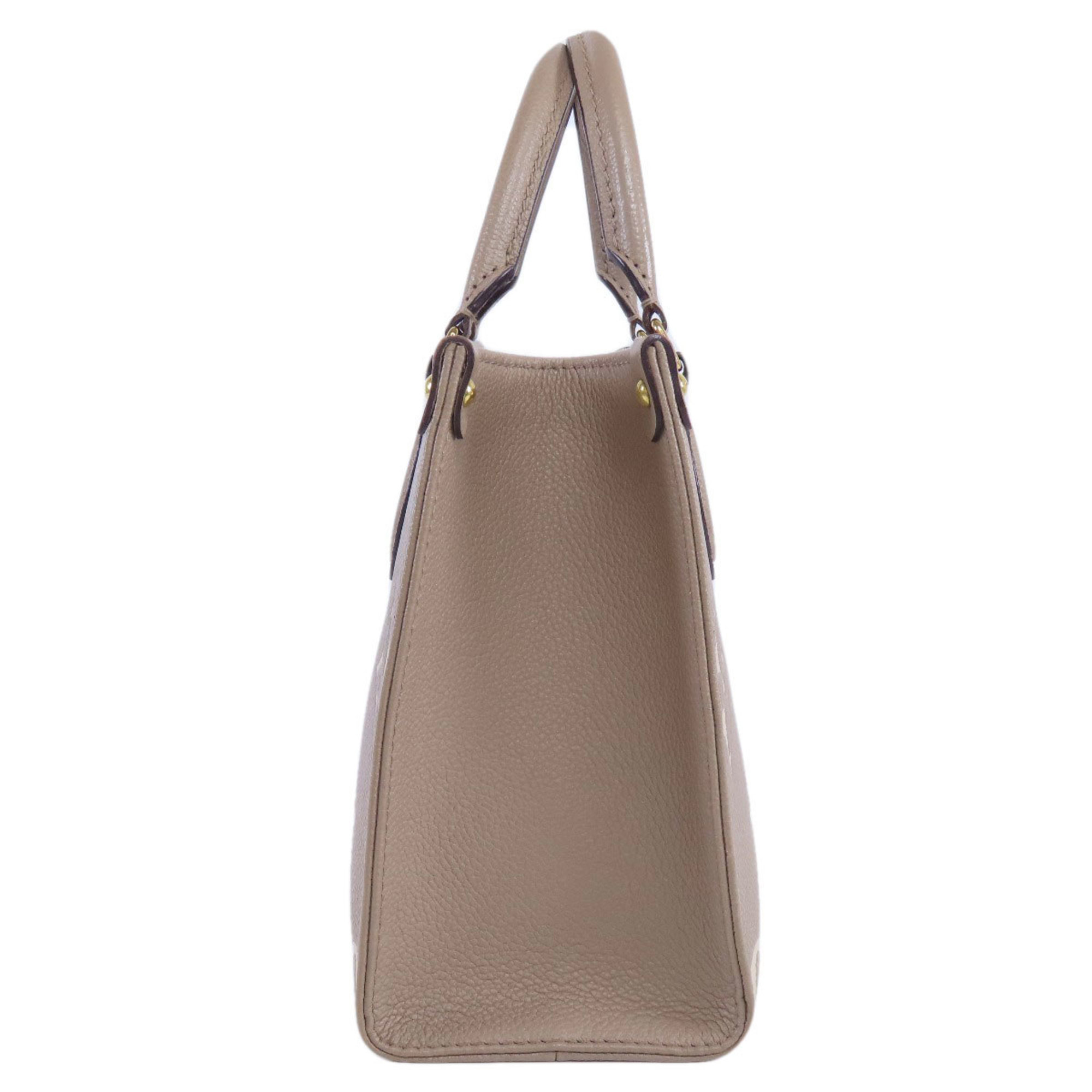 Louis Vuitton M45779 On the Go PM Tourterelle Crème Handbag Empreinte Women's LOUIS VUITTON