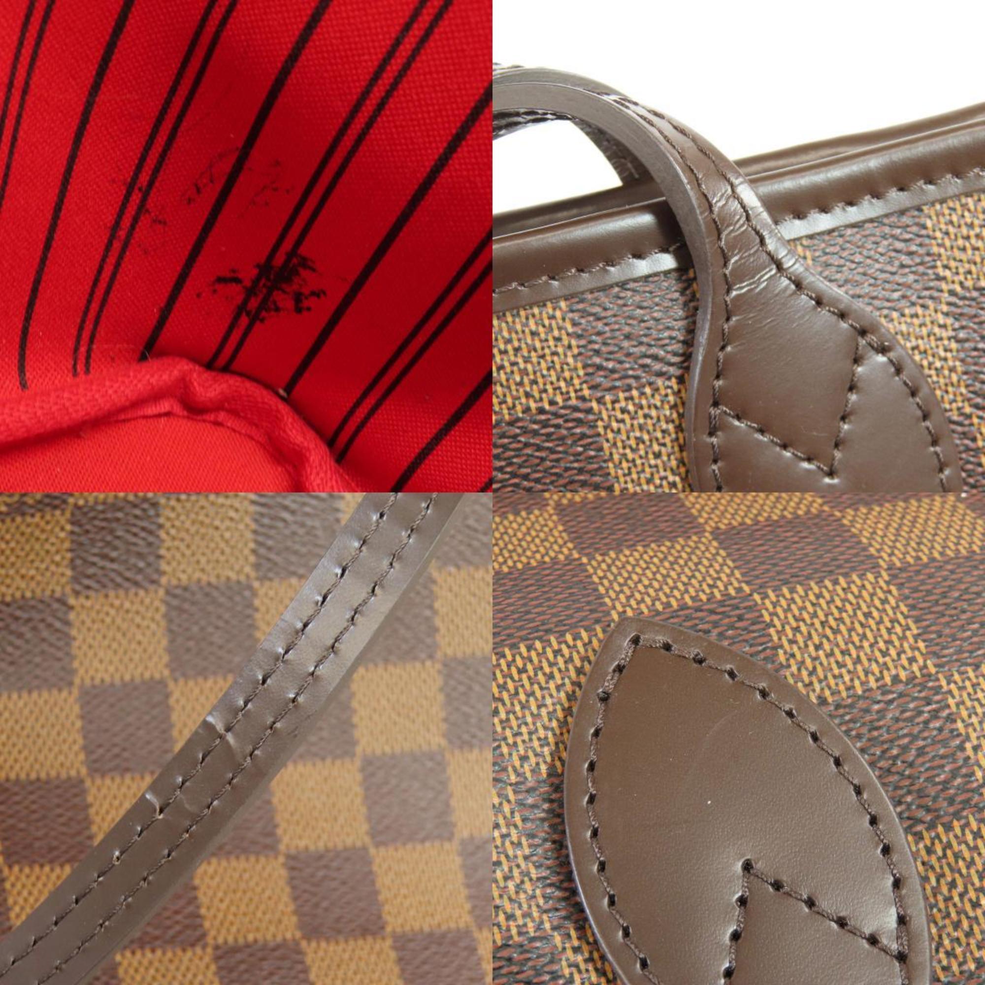 Louis Vuitton N41358 Neverfull MM Tote Bag Damier Canvas Women's LOUIS VUITTON