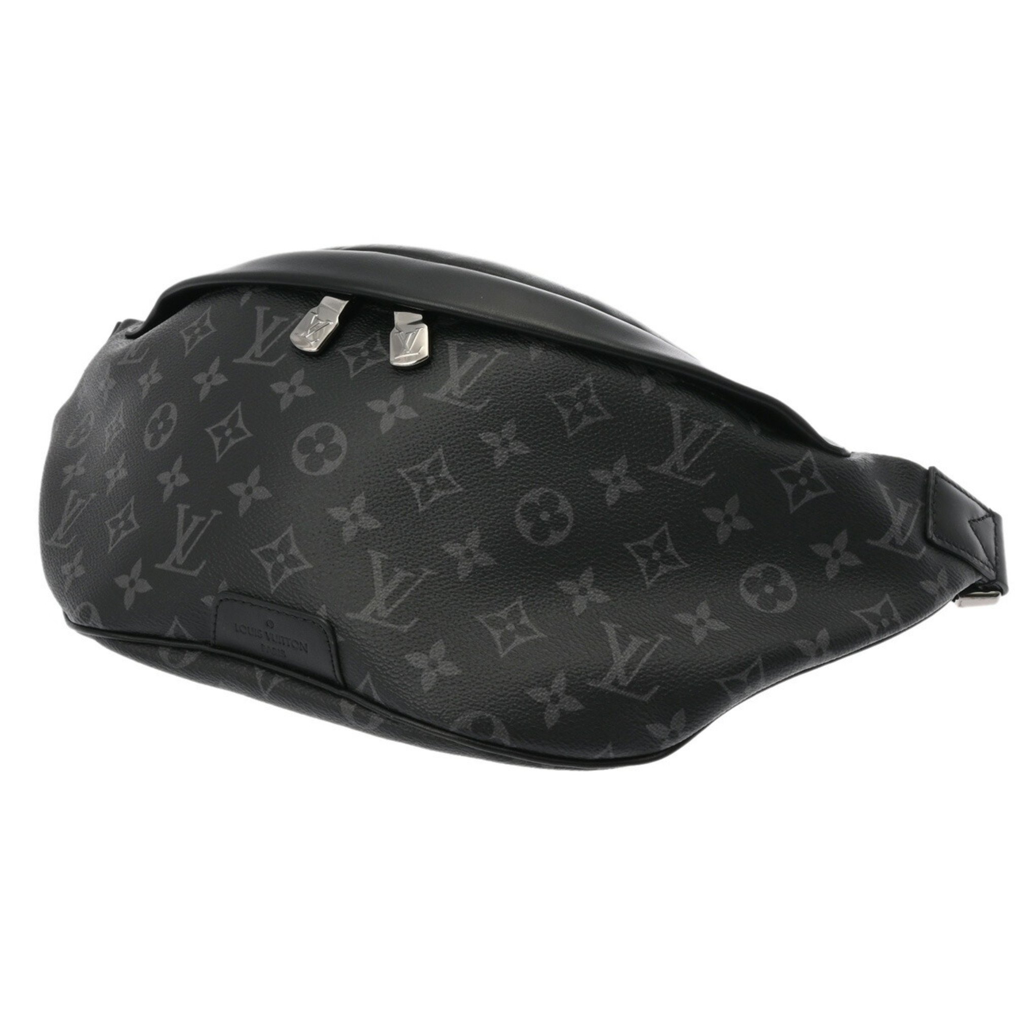 LOUIS VUITTON Louis Vuitton Monogram Eclipse Discovery Bum Bag Black M44336 Men's Canvas Body