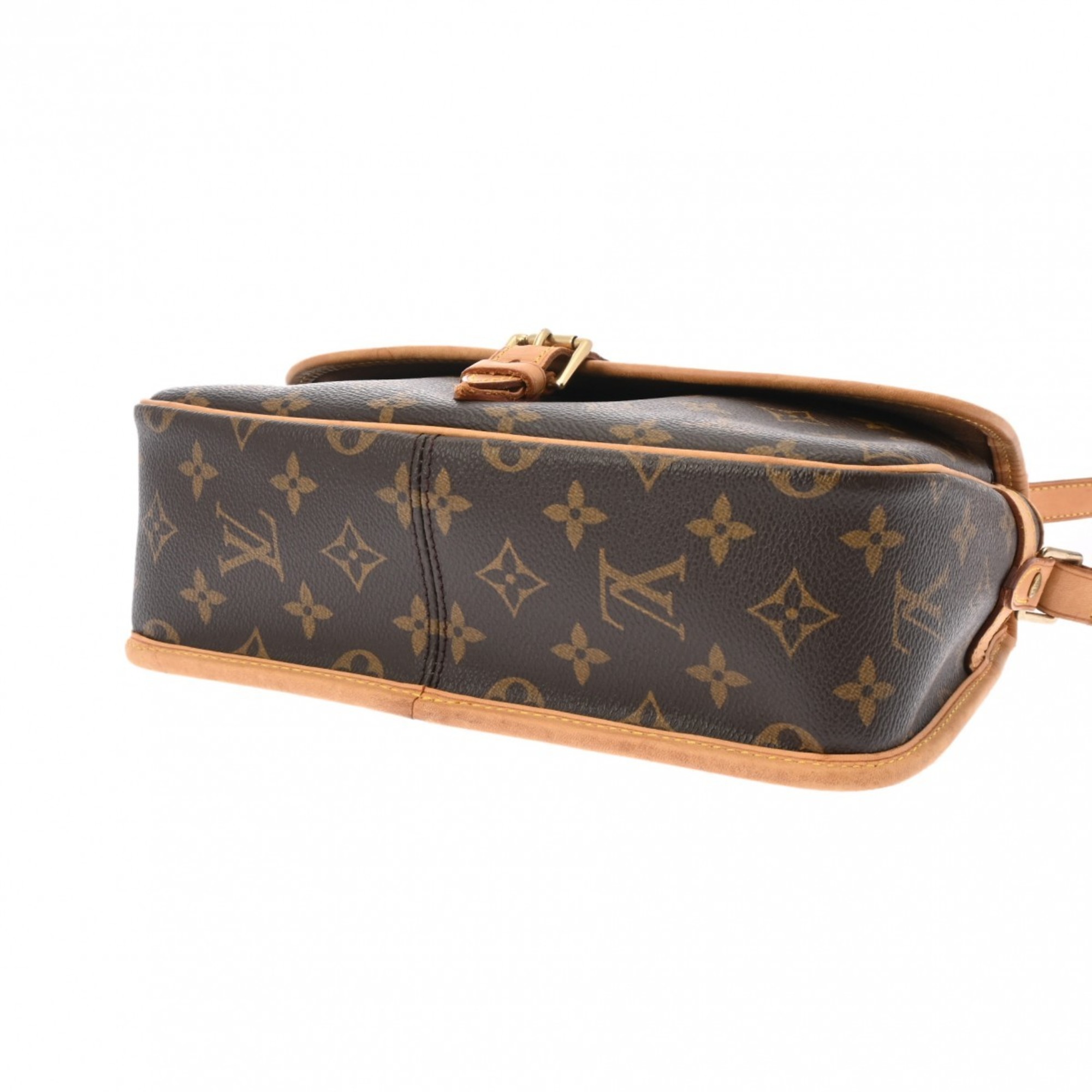 LOUIS VUITTON Louis Vuitton Monogram Sologne Brown M42250 Women's Canvas Shoulder Bag