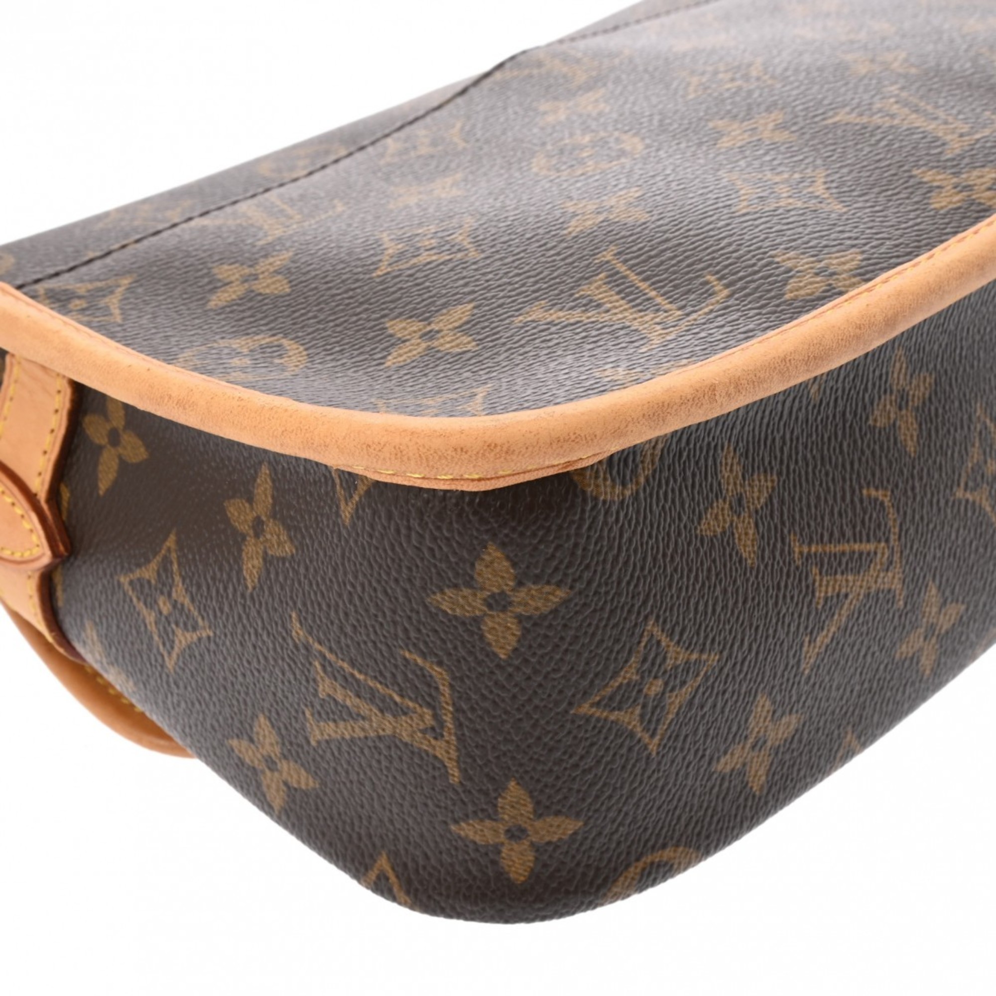 LOUIS VUITTON Louis Vuitton Monogram Sologne Brown M42250 Women's Canvas Shoulder Bag