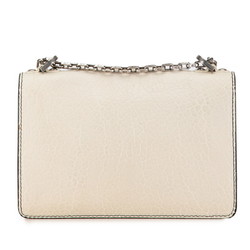 Christian Dior Dior J'ADIOR Chain Bag White Ivory Leather Women's