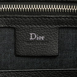 Dior Homme Clutch Bag Navy Black Leather Men's