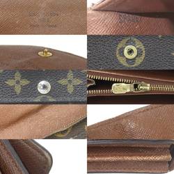 LOUIS VUITTON Louis Vuitton Portefeuille Sarah Bi-fold Long Wallet Monogram Brown M61734 SP4067