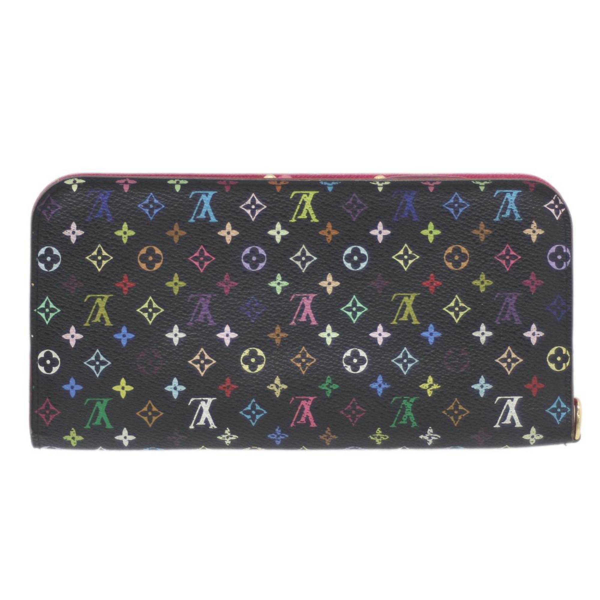 LOUIS VUITTON Louis Vuitton Portefeuille Ansolite Bi-fold Long Wallet Multicolor Noir Grenard M93754 C019