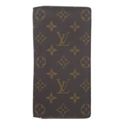 LOUIS VUITTON Louis Vuitton Portefeuille Brazza Bi-fold Long Wallet Monogram Brown M66540 TA5115