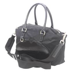 PRADA Prada 2way bag handbag shoulder nylon black BR3228 GC card