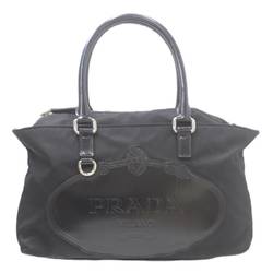 PRADA Prada 2way bag handbag shoulder nylon black BR3228 GC card