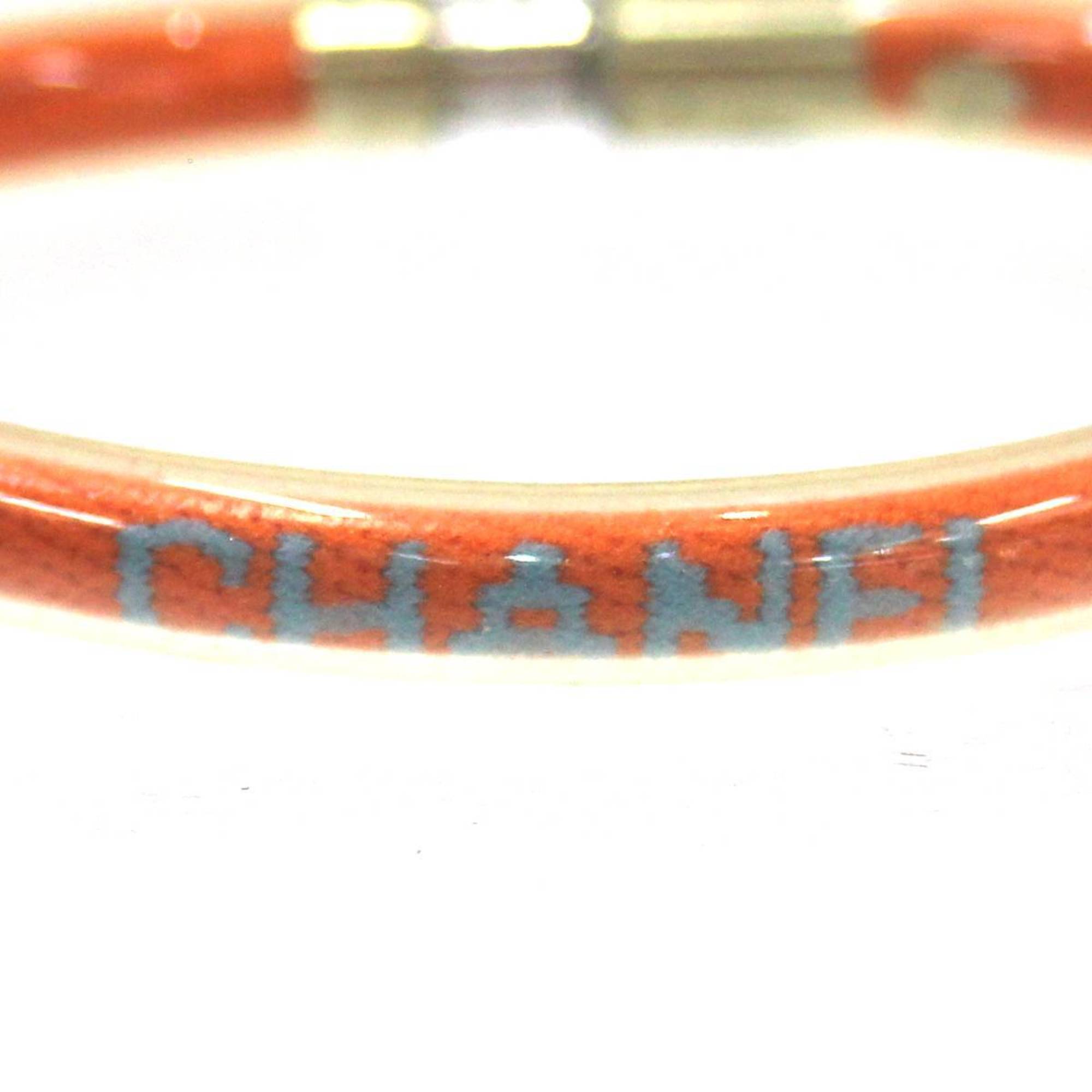 CHANEL Vinyl bracelet in orange