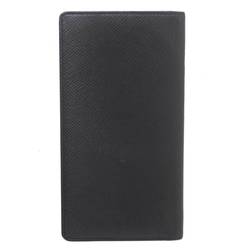 LOUIS VUITTON Louis Vuitton Porte Valeur Carte Credit Bi-fold Long Wallet Taiga Ardoise M30392 VI0043