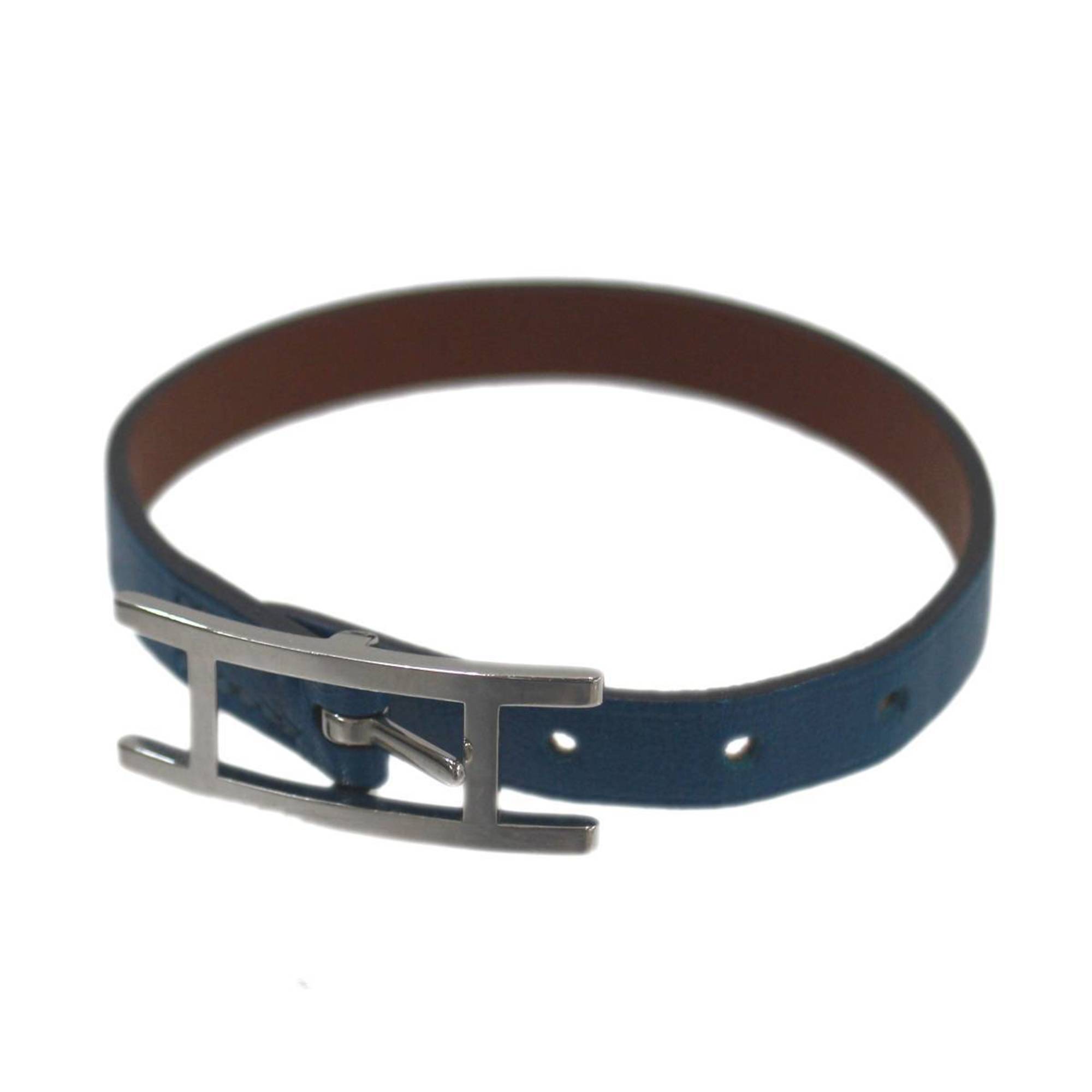 HERMES Hermes Api Bracelet Blue x Silver