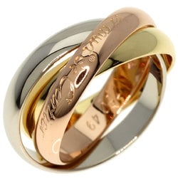 Cartier Trinity #49 Ring, K18 Yellow Gold, K18WG, K18PG, Women's, CARTIER