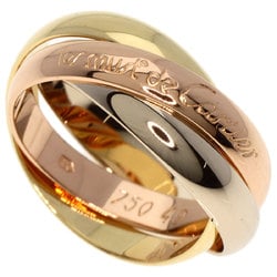 Cartier Trinity #49 Ring, K18 Yellow Gold, K18WG, K18PG, Women's, CARTIER