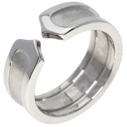 Cartier C2 Ring #49 K18 White Gold Women's CARTIER