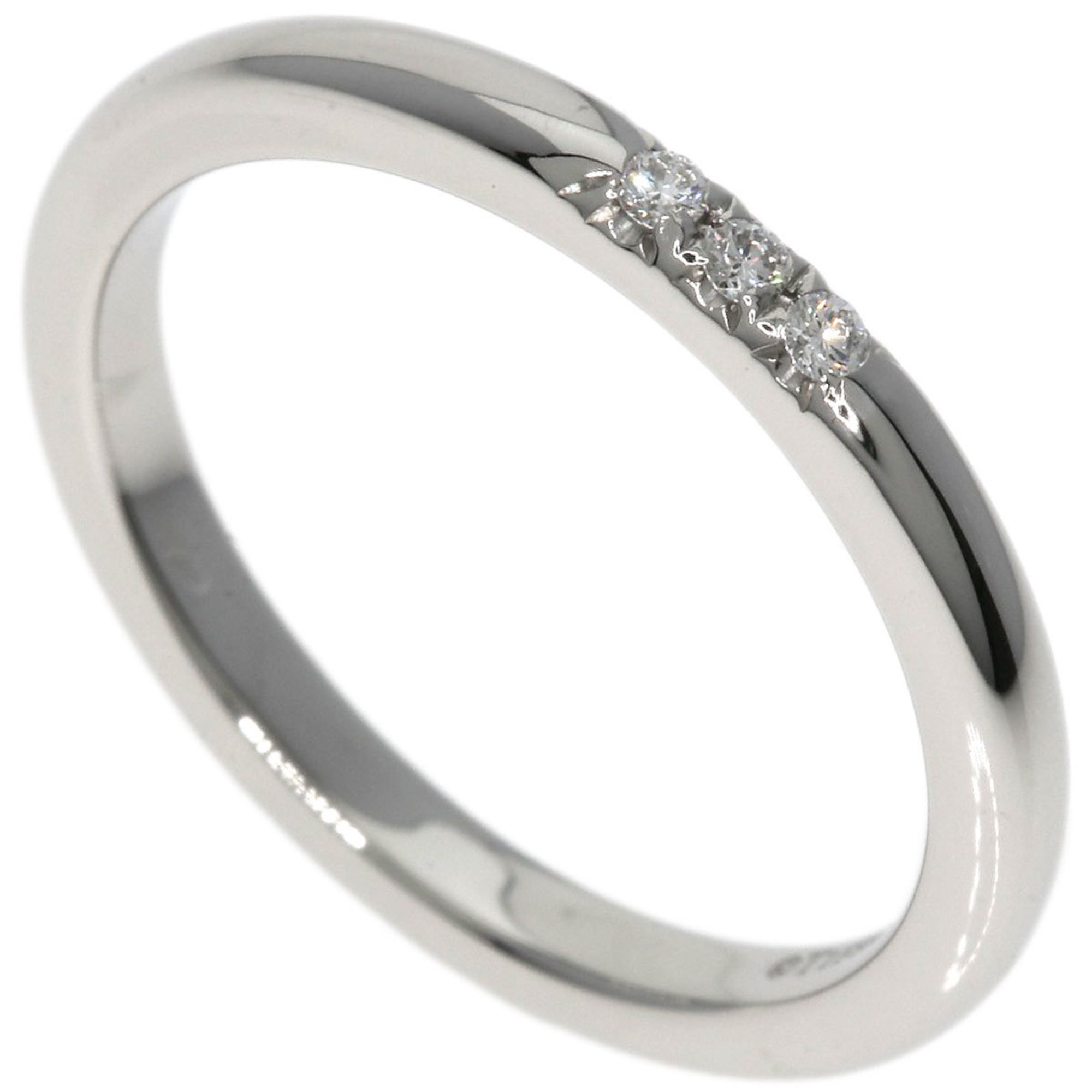 Tiffany & Co. Forever Wedding Band 3P Diamond Ring, Platinum PT950, Women's, TIFFANY