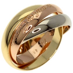 Cartier Trinity #48 Ring, K18 Yellow Gold, K18WG, K18PG, Women's, CARTIER