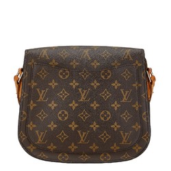 Louis Vuitton Monogram Saint-Cloud GM Shoulder Bag M51242 Brown PVC Leather Women's LOUIS VUITTON