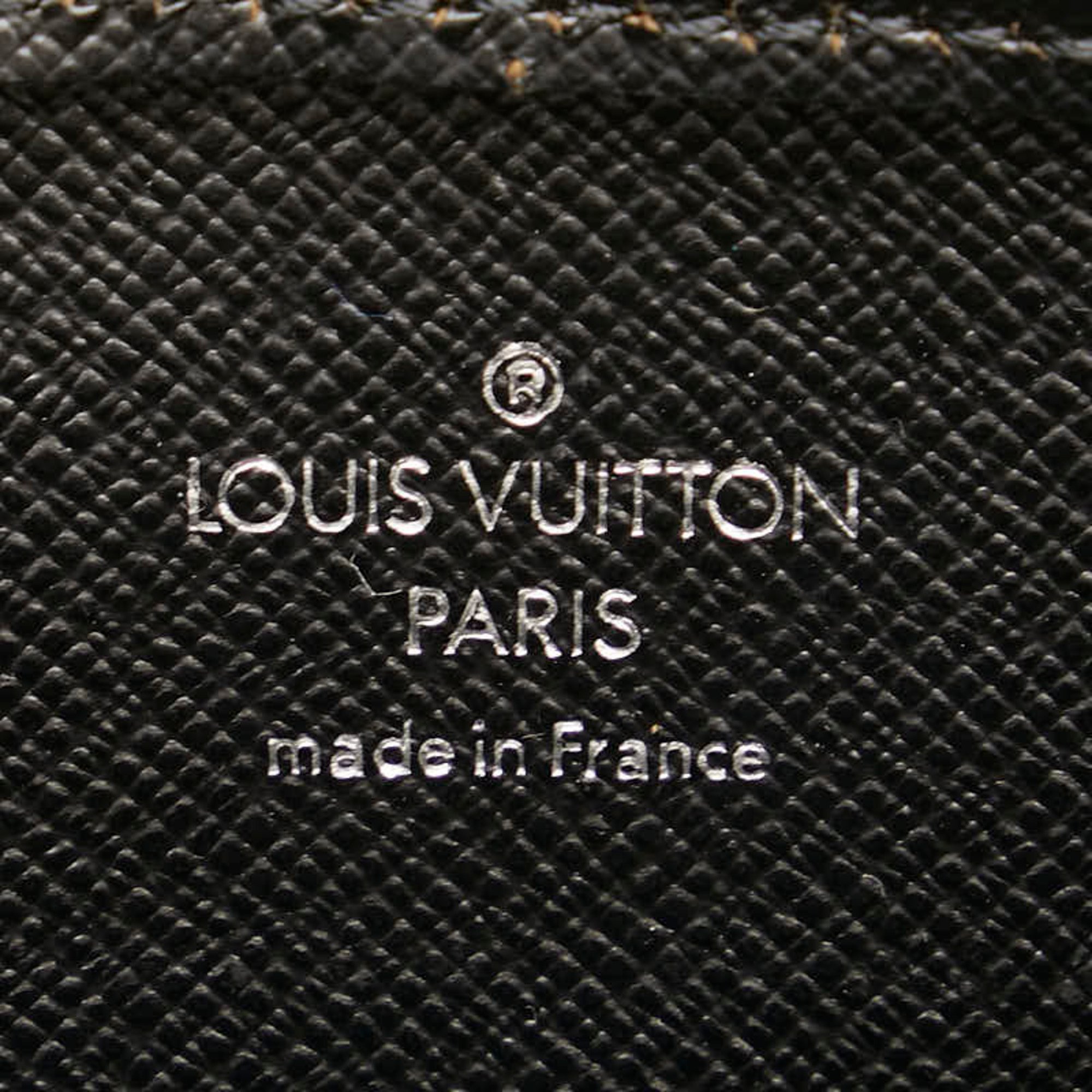 Louis Vuitton Taiga Baikal Clutch Bag Second M30182 Ardoise Gray Leather Women's LOUIS VUITTON