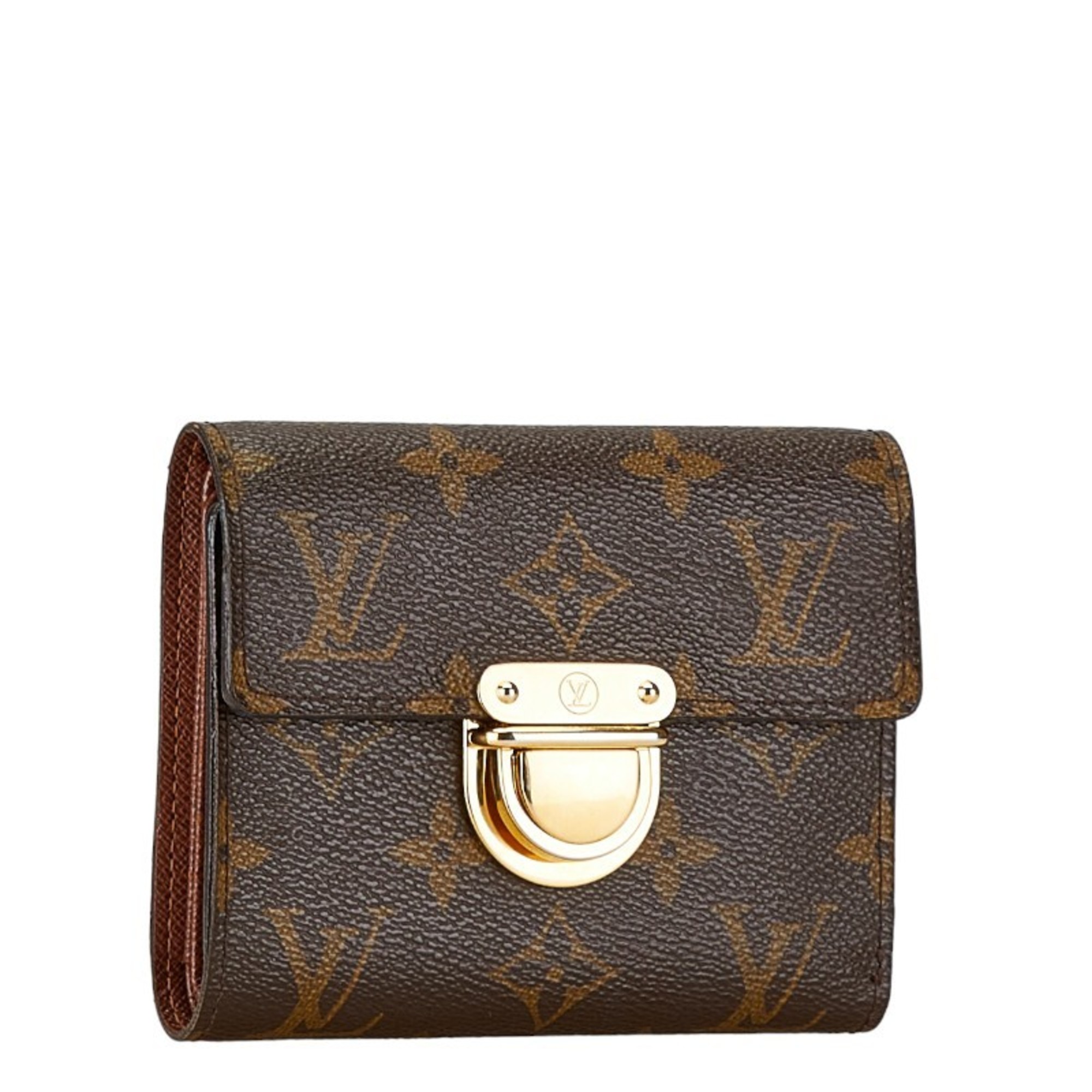 Louis Vuitton Monogram Portefeuille Koala Bi-fold Wallet M58013 Brown PVC Leather Women's LOUIS VUITTON