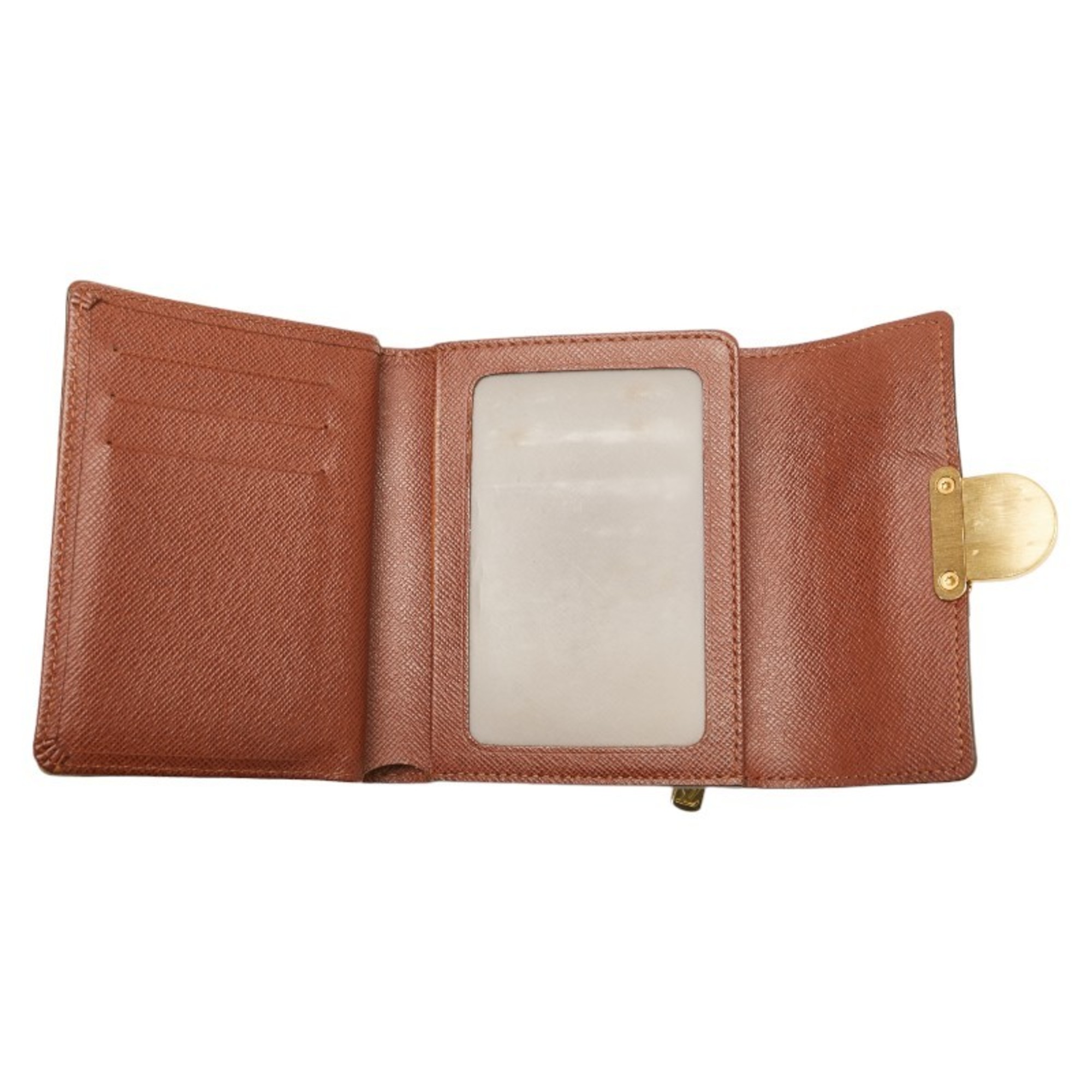 Louis Vuitton Monogram Portefeuille Koala Bi-fold Wallet M58013 Brown PVC Leather Women's LOUIS VUITTON