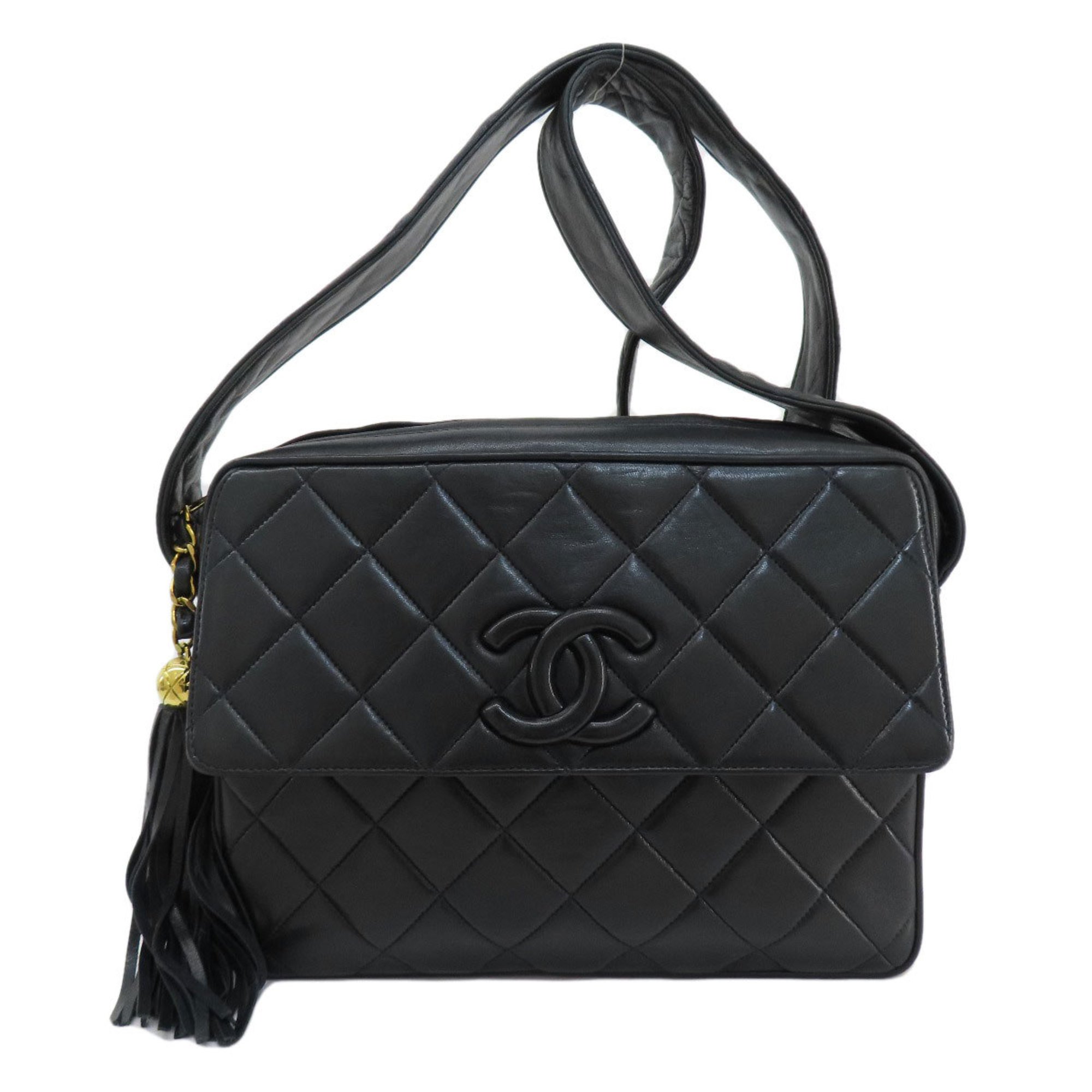 CHANEL Matelasse Shoulder Bag Lambskin Women's