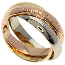 Cartier Trinity #48 Ring, K18 Yellow Gold, K18WG, K18PG, Women's, CARTIER