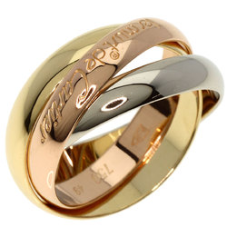 Cartier Trinity #49 Ring, K18 Yellow Gold, K18WG, K18PG, Women's, CARTIER