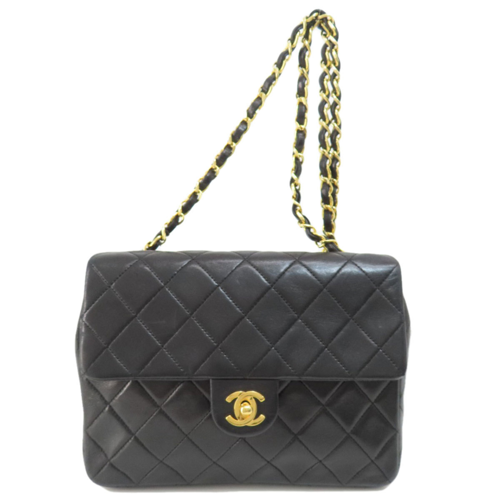 Chanel Chain Shoulder Matelasse Bag Lambskin Women's CHANEL