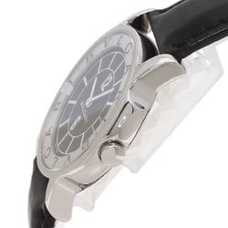 BVLGARI ST35 Solotempo Watch Stainless Steel Leather Men's