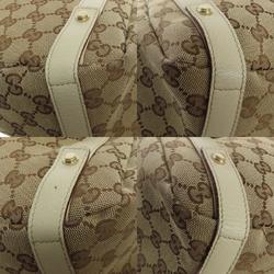 GUCCI 130736 GG Tote Bag Canvas Women's