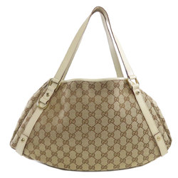 GUCCI 130736 GG Tote Bag Canvas Women's