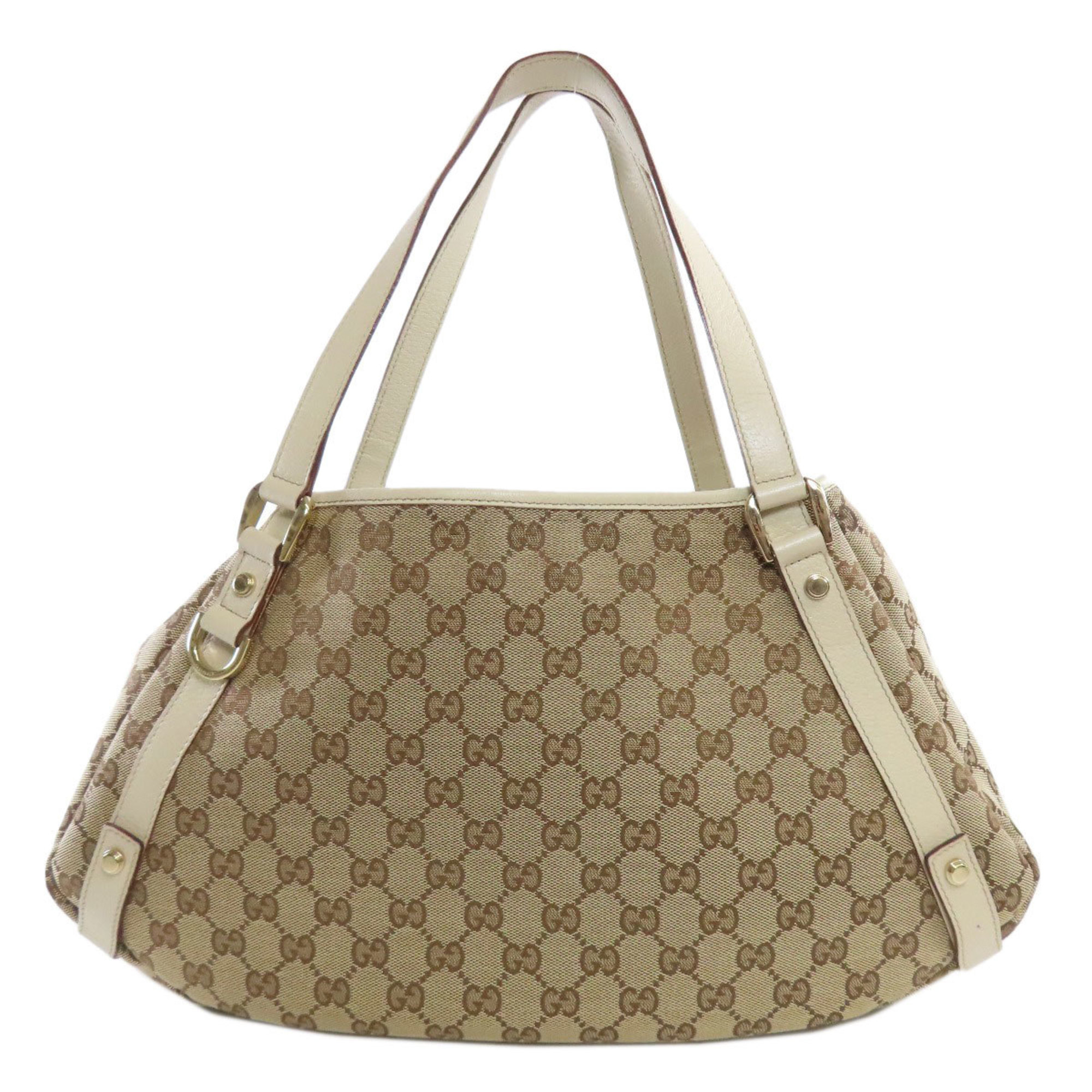 GUCCI 130736 GG Tote Bag Canvas Women's