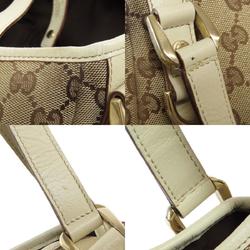 GUCCI 130736 GG Tote Bag Canvas Women's