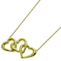 Tiffany & Co. Triple Heart Necklace, 18K Yellow Gold, Women's, TIFFANY