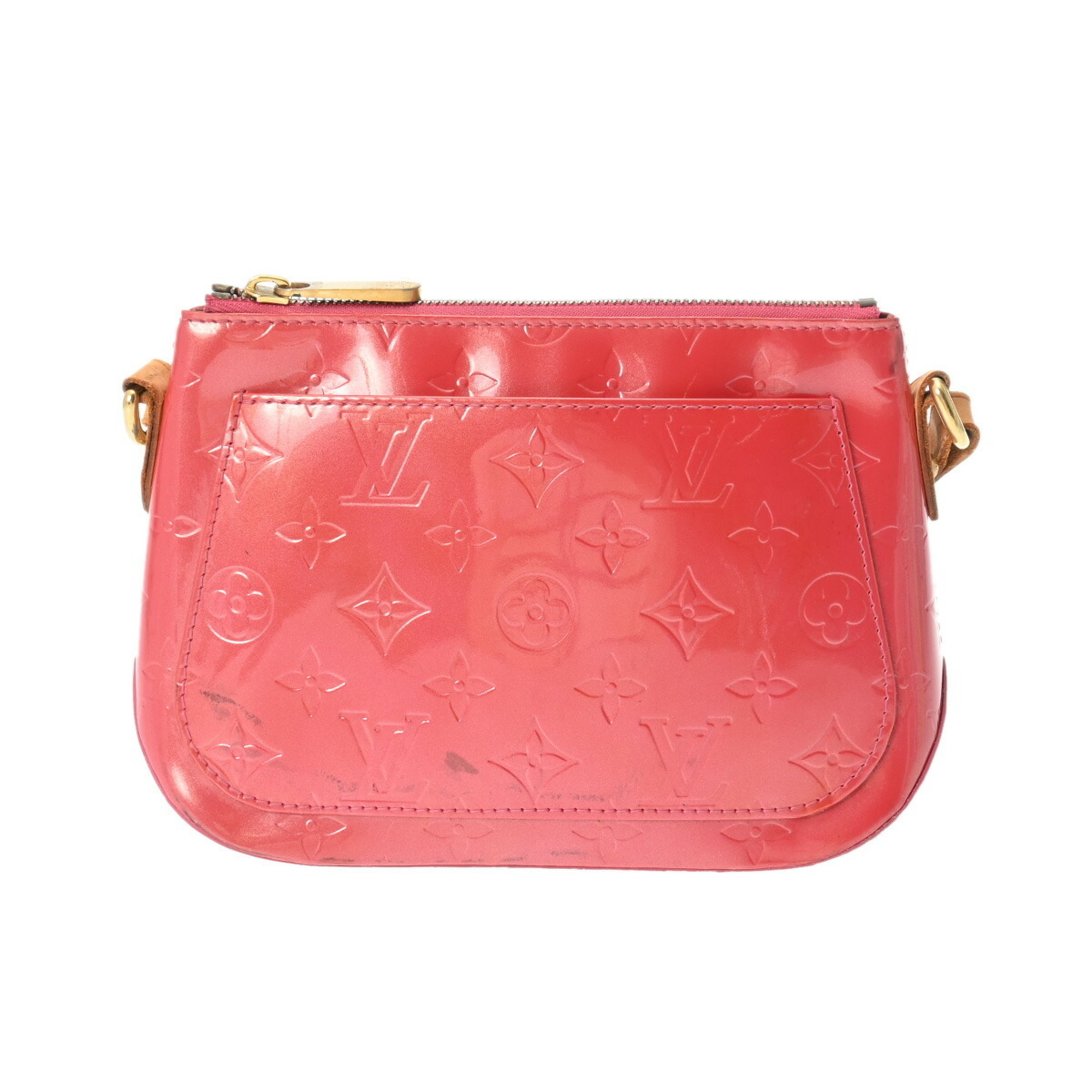 LOUIS VUITTON Vernis Minna Street Francoise M9146F Women's Monogram Shoulder Bag