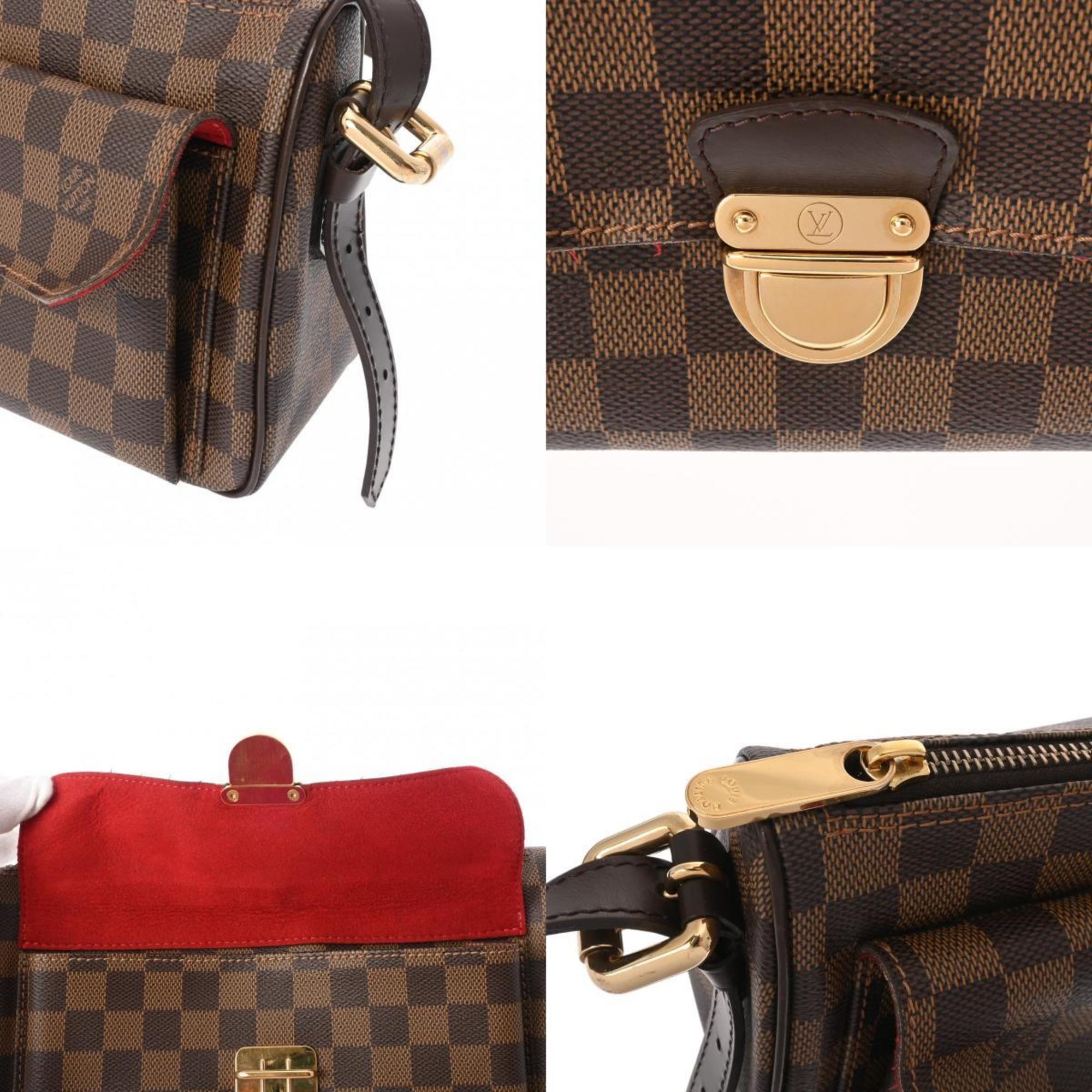 LOUIS VUITTON Damier Ravello GM Brown N60006 Women's Canvas Shoulder Bag