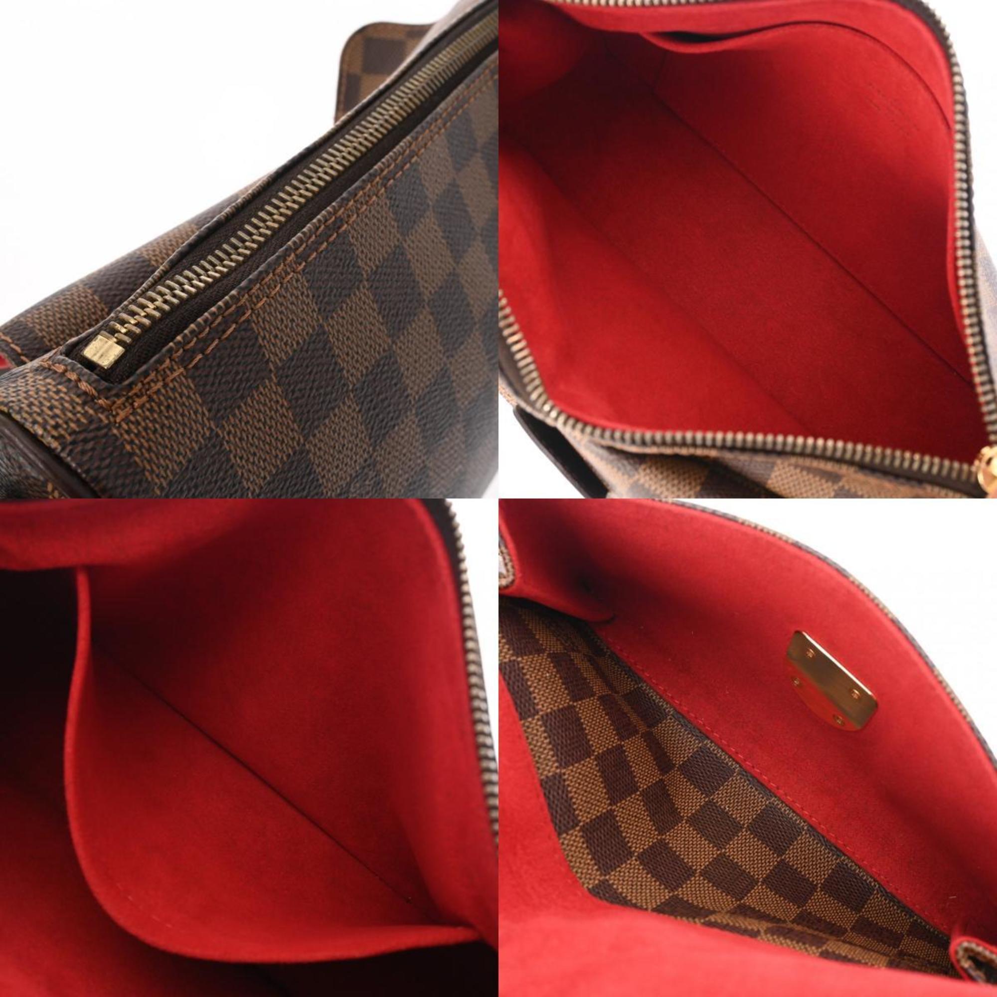 LOUIS VUITTON Damier Ravello GM Brown N60006 Women's Canvas Shoulder Bag