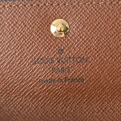 LOUIS VUITTON Louis Vuitton Monogram 4-ring key case Brown M69517 Women's canvas