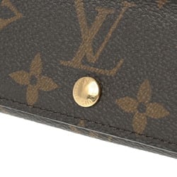 LOUIS VUITTON Louis Vuitton Monogram 4-ring key case Brown M69517 Women's canvas