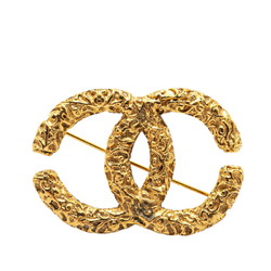 Chanel Lava Yogan Coco Mark Brooch Gold Plated Women's CHANEL