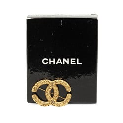 Chanel Lava Yogan Coco Mark Brooch Gold Plated Women's CHANEL