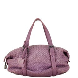 Bottega Veneta Intrecciato Montaigne Handbag 272801 Purple Lambskin Women's BOTTEGAVENETA