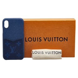 Louis Vuitton Monogram Taiga Rama iPhone Case X/Xs M30273 Blue Leather Women's LOUIS VUITTON