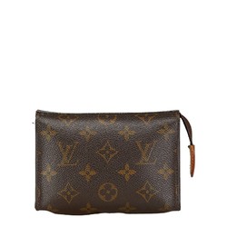 Louis Vuitton Monogram Pochette Toilette 15 Clutch Bag M47546 Brown PVC Leather Women's LOUIS VUITTON