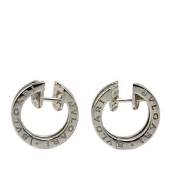 BVLGARI B.zero1 Earrings OR855540 K18WG White Gold Women's