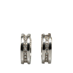 BVLGARI B.zero1 Earrings OR855540 K18WG White Gold Women's