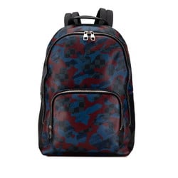 Louis Vuitton Damier Cobalt Andy Backpack N41509 Camouflage Navy PVC Leather Men's LOUIS VUITTON